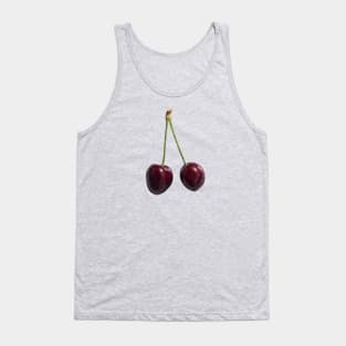 Red cherries on creme Tank Top